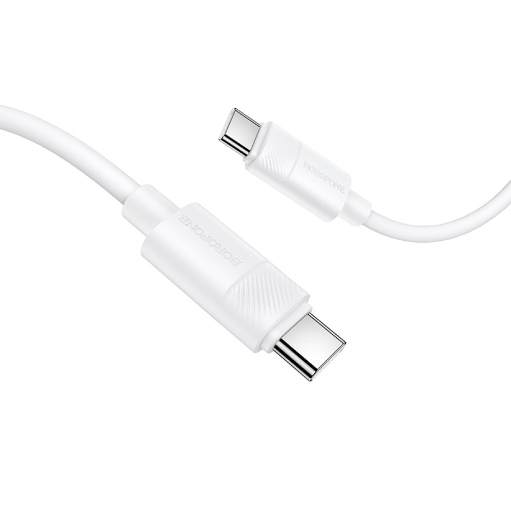 Data Cable Borofone BX123 Leya Type-C to Type-C 60W 1m