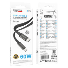 Data Cable Borofone BX124 Peace 60W Type-C to Type-C 1m