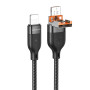 Data Cable Borofone BU45 Happy 2-in-1 USB+Type-C to Lightning 1.2m