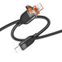 Data Cable Borofone BU45 Happy 2-in-1 USB+Type-C to Lightning 1.2m