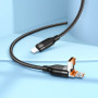 Data Cable Borofone BU45 Happy 2-in-1 USB+Type-C to Lightning 1.2m