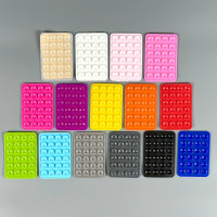 Силіконова тримач-присоска для телефону Sticker Side Silicone (3M килимок липучка) (80*55 мм)