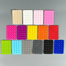 Силіконова тримач-присоска для телефону Sticker Side Silicone (3M килимок липучка) (80*55 мм)