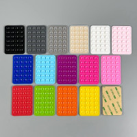 Силіконова тримач-присоска для телефону Sticker Side Silicone (3M килимок липучка) (80*55 мм)