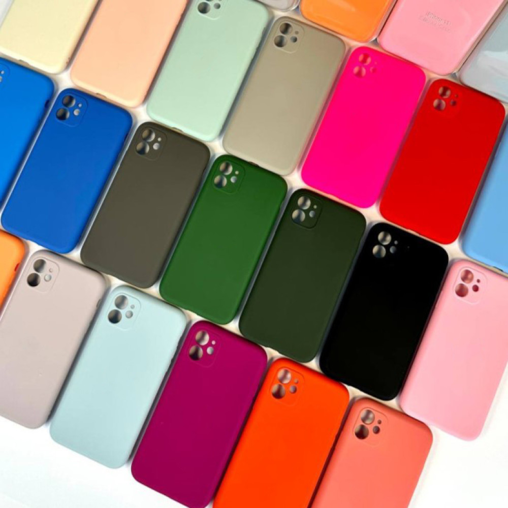 Накладка Silicone Case Separate Camera (AA) Logo iPhone 11