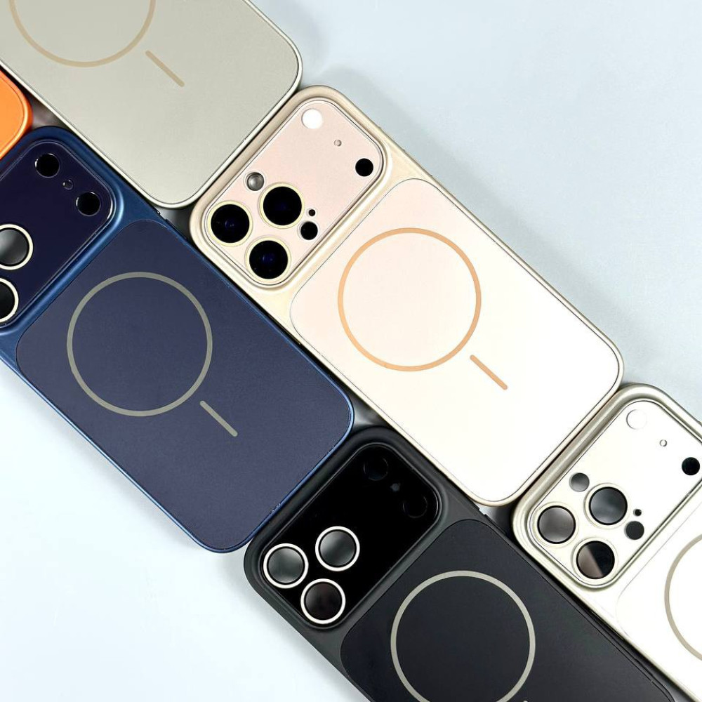 Накладка AG Glass slim fit cover Magnetic iPhone 16 Pro Max