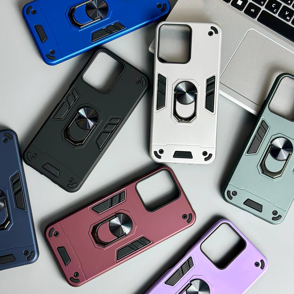 Накладка Armored Ring з магнітом Big Camera Xiaomi Redmi 13C 4G-Poco C65