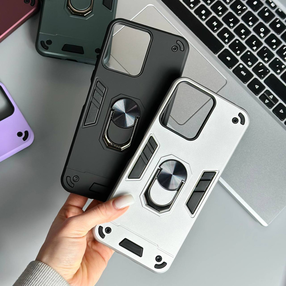 Накладка Armored Ring з магнітом Big Camera Xiaomi Redmi 13C 4G-Poco C65