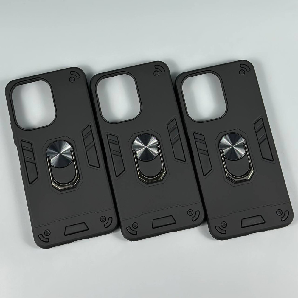 Накладка Armored Ring з магнітом Big Camera Xiaomi Redmi Note 14S 4G-Redmi Note 13 Pro 4G-Poco M6 Pro