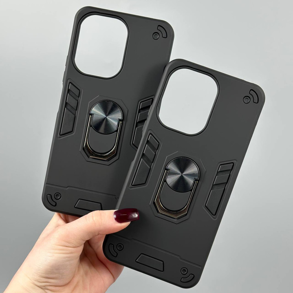 Накладка Armored Ring з магнітом Big Camera Xiaomi Redmi Note 14S 4G-Redmi Note 13 Pro 4G-Poco M6 Pro