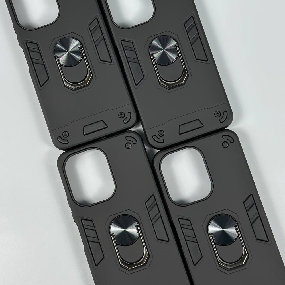 Накладка Armored Ring з магнітом Big Camera Xiaomi Redmi Note 14S 4G-Redmi Note 13 Pro 4G-Poco M6 Pro