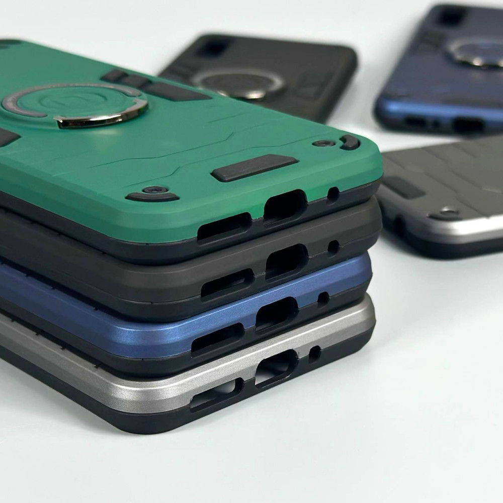 Накладка Armored Round Ring з магнітом Big Camera Xiaomi Redmi Note 14S 4G-Redmi Note 13 Pro 4G-Poco M6 Pro
