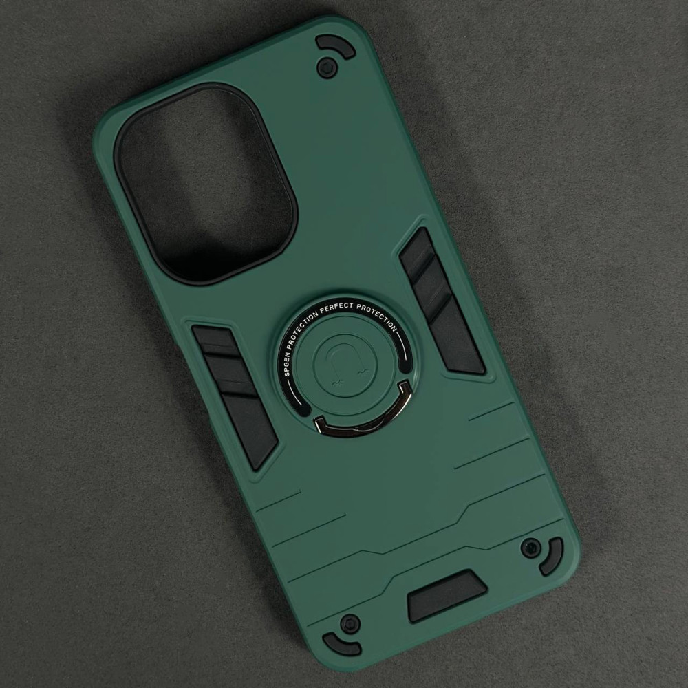 Накладка Armored Round Ring з магнітом Big Camera Xiaomi Redmi 13C 4G-Poco C65