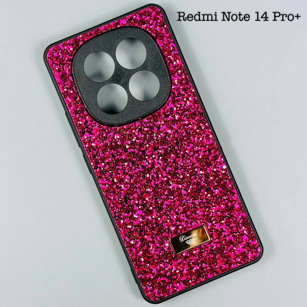 Накладка Bling Grainy Diamond Separate Camera Xiaomi Redmi Note 14 Pro Plus 5G