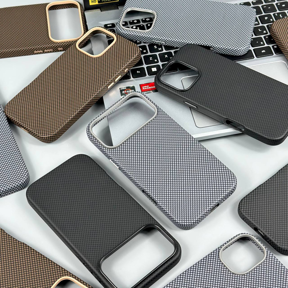 Накладка Carbon Fiber Case Box Magnetic iPhone 13 Pro Max