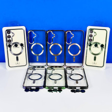 Накладка Chrome Crystal Camera Case Magnetic Box NEW Samsung S24 Plus-S25 Plus