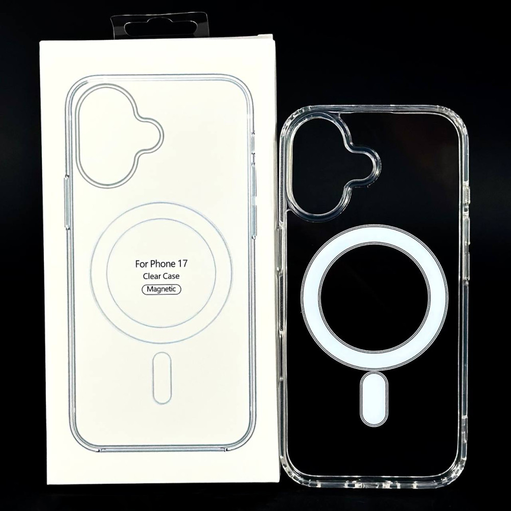 Накладка Clear Case Magnetic Box Big Camera iPhone 17