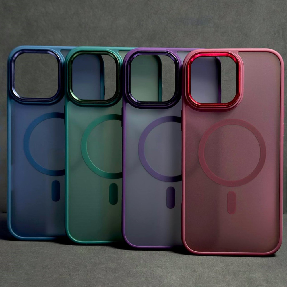 Накладка Color Matte Camera Magnetic РОЗПРОДАЖ iPhone 16 Pro Max
