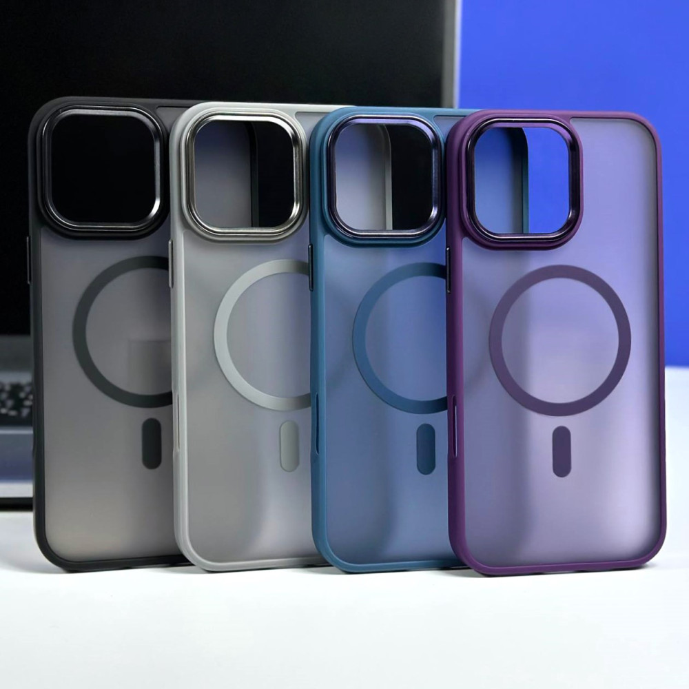 Накладка Color Matte Camera Magnetic РОЗПРОДАЖ iPhone 16 Pro Max