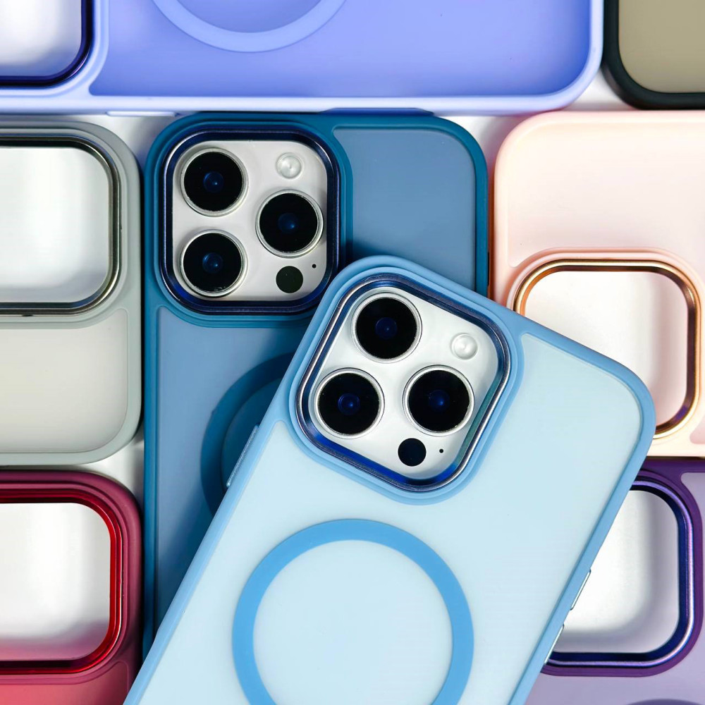 Накладка Color Matte Camera Magnetic РОЗПРОДАЖ iPhone 16 Pro Max
