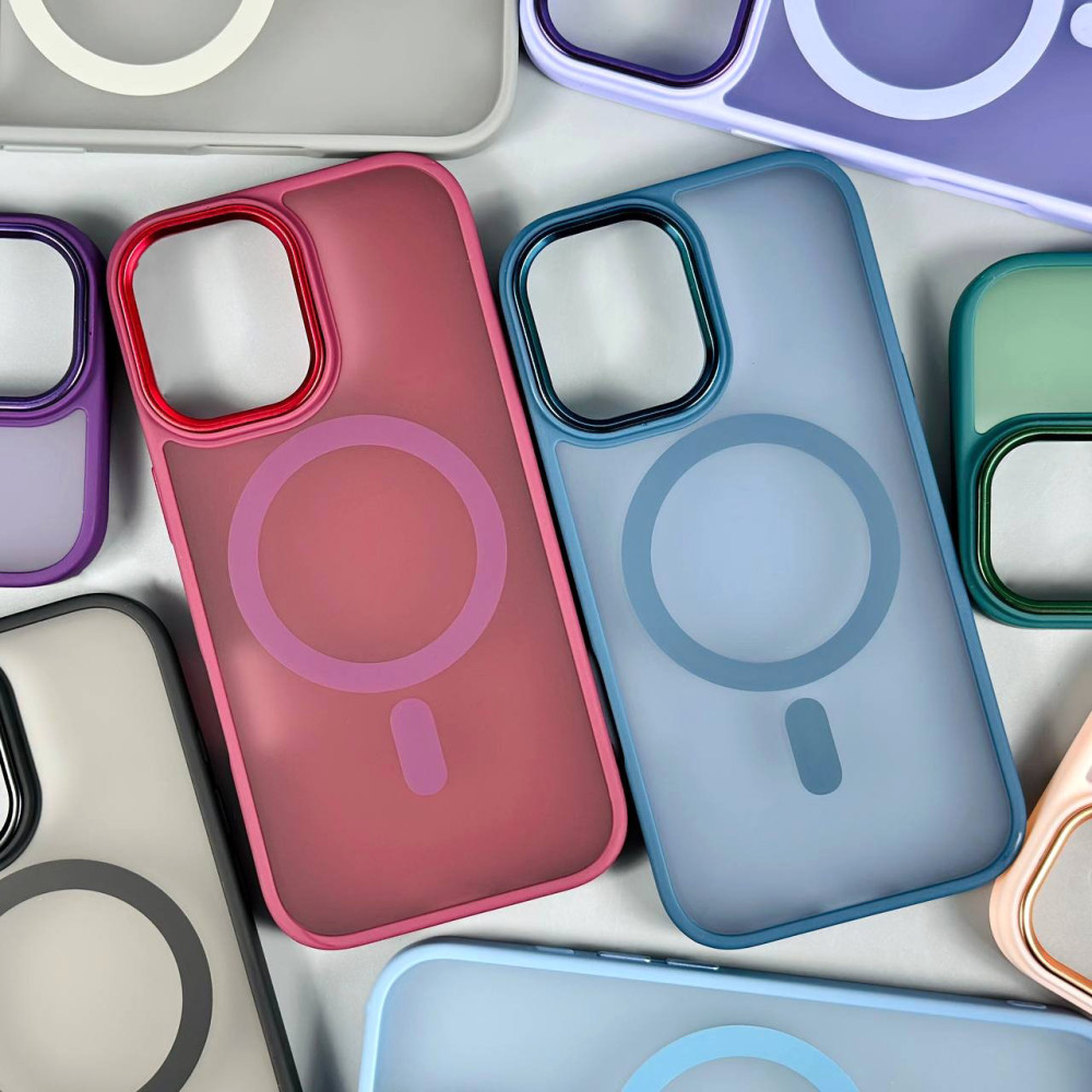 Накладка Color Matte Camera Magnetic РОЗПРОДАЖ iPhone 16 Pro Max