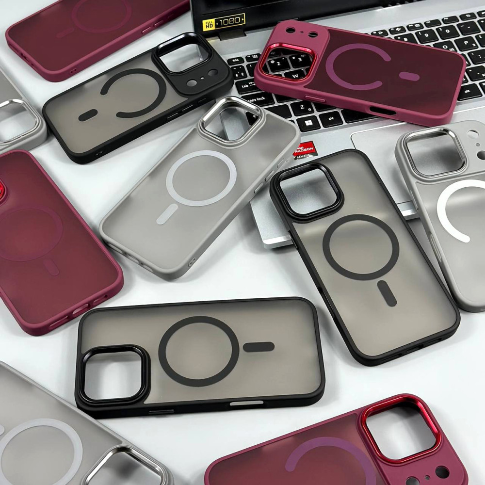 Накладка Color Matte Camera Magnetic iPhone 13