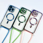 Накладка Crossbody Lanyard Clear MagSafe зі шнурком iPhone 13