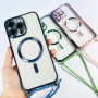 Накладка Crossbody Lanyard Clear MagSafe зі шнурком iPhone 13