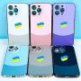 Накладка Crystal Lenses two-piece Matte Case LOGO iPhone 13 Pro Max