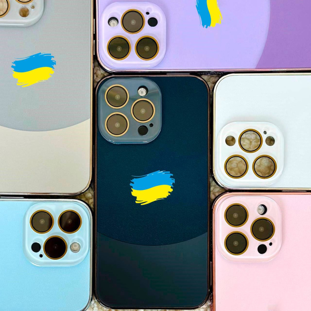 Накладка Crystal Lenses two-piece Matte Case LOGO iPhone 13 Pro Max