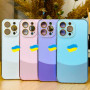 Накладка Crystal Lenses two-piece Matte Case LOGO iPhone 13 Pro Max