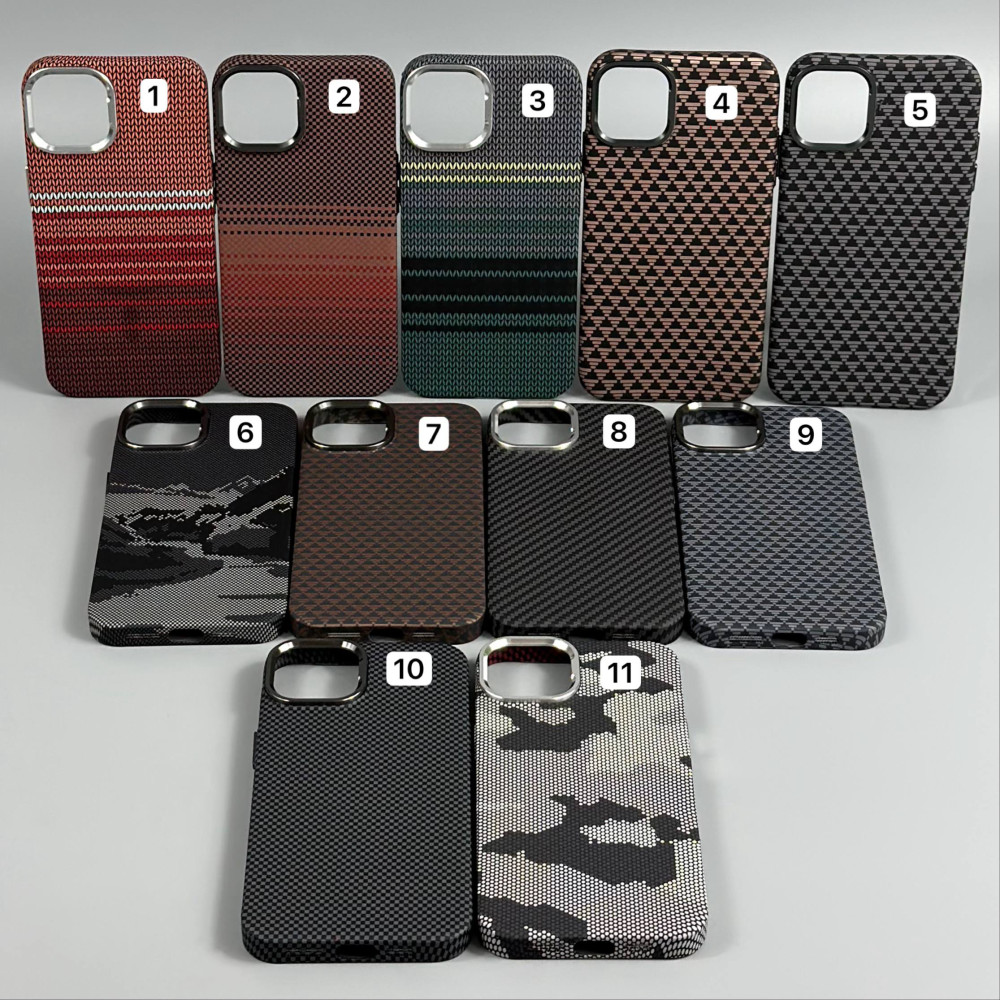 Накладка Elite Carbon Matte BOX Magnetic iPhone 15 Pro Max