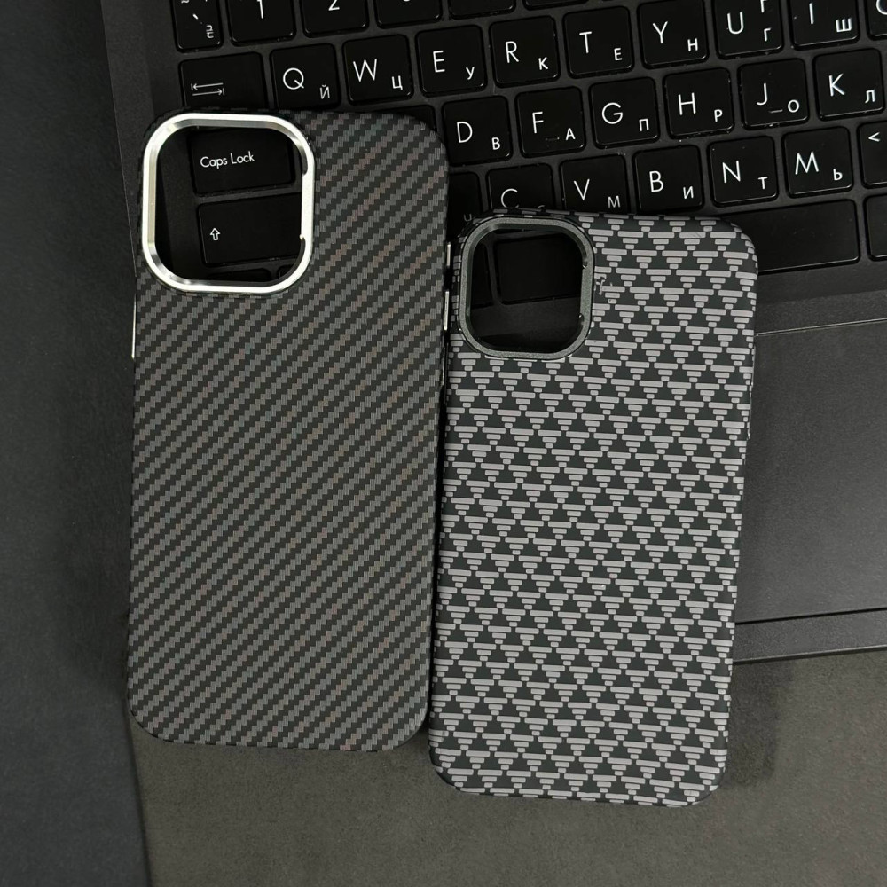 Накладка Elite Carbon Matte BOX Magnetic iPhone 15 Pro Max