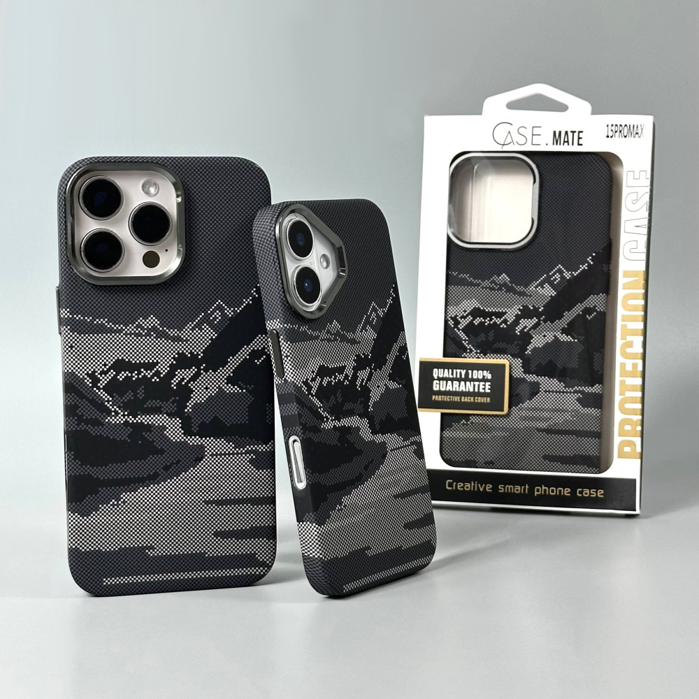 Накладка Elite Carbon Matte BOX Magnetic iP 15