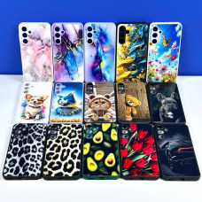 Накладка Glass Case Marble and Art Desing Xiaomi Redmi 12C