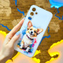 Накладка Glass Case Marble and Art Desing Xiaomi Redmi Note 14S 4G-Redmi Note 13 Pro 4G-Poco M6 Pro