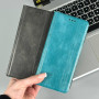 Книга Mustang Шкіряна With Matte Black Silicone Xiaomi Redmi Note 12 Pro 4G