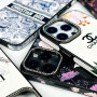 Накладка Leather Brand Crystal Camera MagSafe iPhone 13 Pro Max