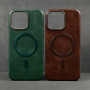 Накладка Leather Magnetic Case with Metal Frame РОЗПРОДАЖ iPhone 15 Pro Max