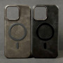Накладка Leather Magnetic Case with Metal Frame РОЗПРОДАЖ iPhone 15 Pro Max