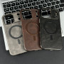 Накладка Leather Magnetic Case with Metal Frame iPhone 17 Pro Max