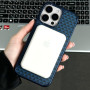 Накладка Luxury Carbon Fiber Pattern for Magnetic iPhone 12-12 Pro