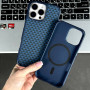 Накладка Luxury Carbon Fiber Pattern for Magnetic iPhone 12-12 Pro