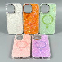 Накладка Luxury Iridescent Marble Magnetic iPhone 17 Pro Max