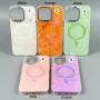 Накладка Luxury Iridescent Marble Magnetic iPhone 15 Pro