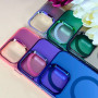 Накладка Magnetic Matte Color + Glossy Frame MagSafe iPhone 14 (2022) 6.1