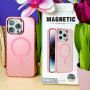 Накладка Magnetic Matte Color + Glossy Frame MagSafe iPhone 13 Pro Max (2021)