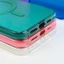Накладка Magnetic Matte Color + Glossy Frame MagSafe iPhone 12 Pro Max (2020) 6.7