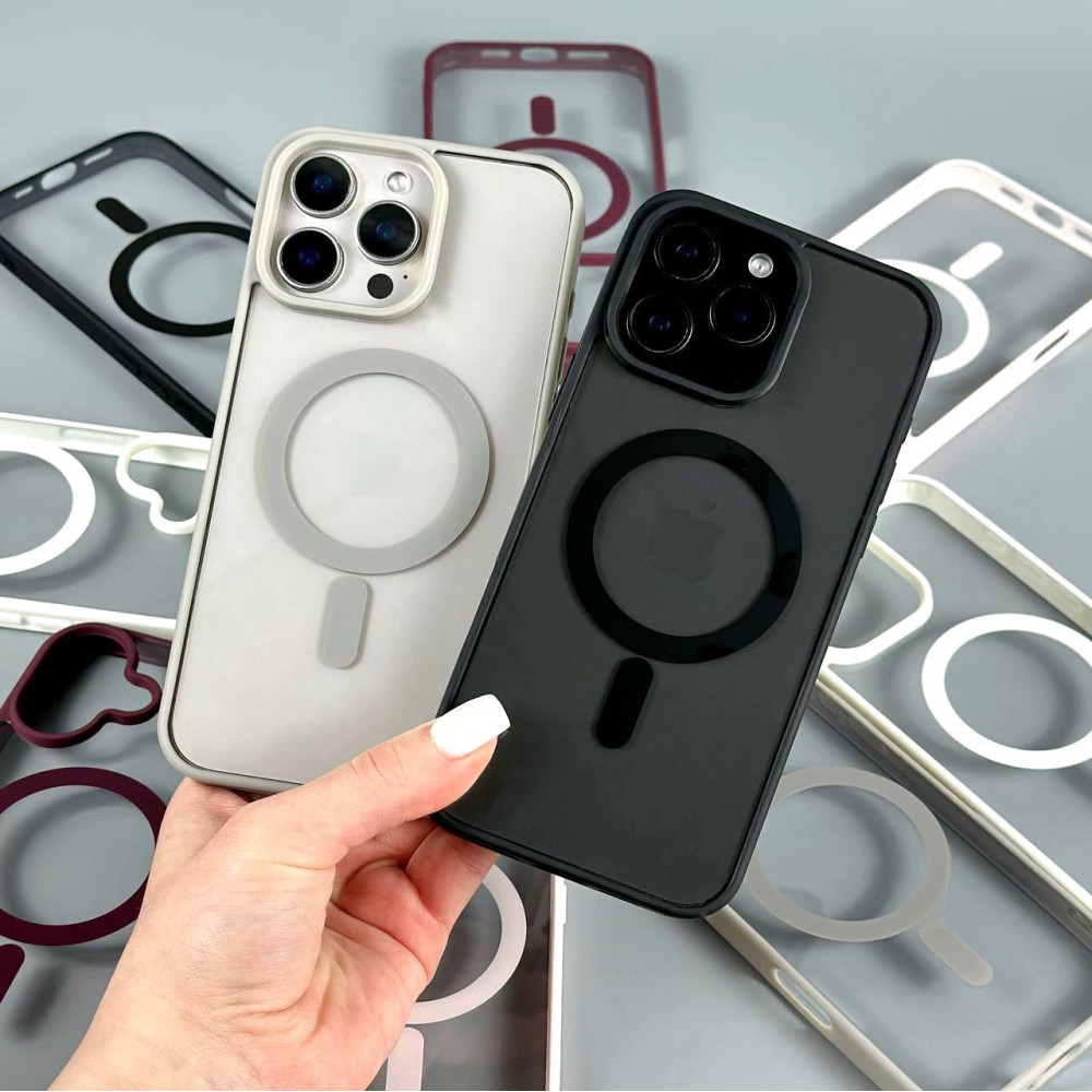 Накладка Matte Acrylic Magnetic NO BOX iPhone 12-12 Pro