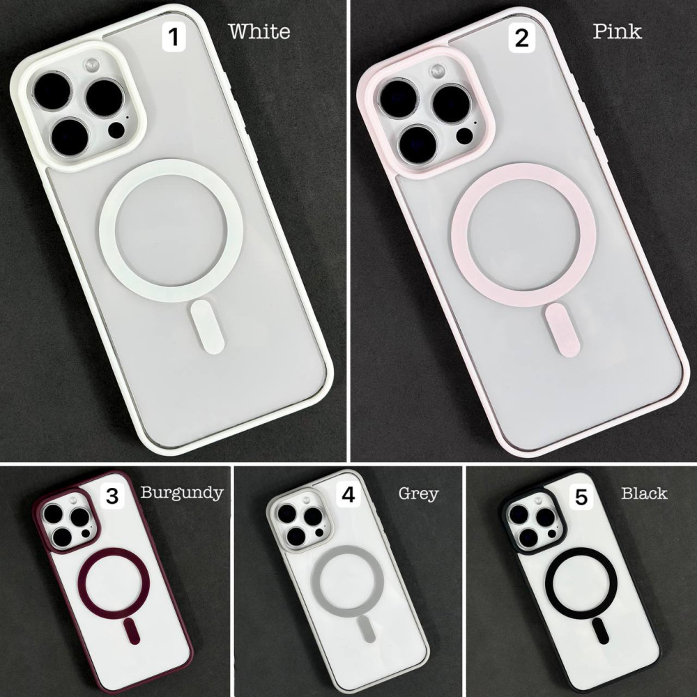 Накладка Matte Acrylic Magnetic Box iPhone 12-12 Pro 